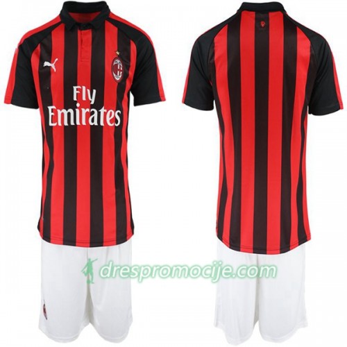 AC Milan Dres Dječji Domaći 2018/19 Kratkih Rukava AC Milan Dres Dječji Domaći 2018/19 Kratkih Rukava